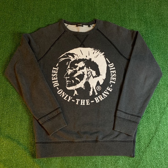 Diesel Men’s Graphic Crewneck Tagged Medium - Picture 1 of 4